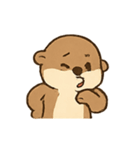 おちゃめカワウソの感情スプラッシュ（個別スタンプ：5）