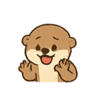 おちゃめカワウソの感情スプラッシュ（個別スタンプ：8）