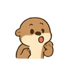 おちゃめカワウソの感情スプラッシュ（個別スタンプ：9）