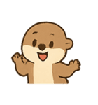 おちゃめカワウソの感情スプラッシュ（個別スタンプ：23）
