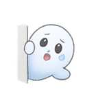 小さなゴーストBoochaのパニック劇場（個別スタンプ：20）