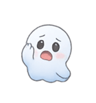 小さなゴーストBoochaのパニック劇場（個別スタンプ：23）