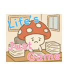 きのこ鬱モード (えいご) Ver2（個別スタンプ：5）