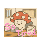 きのこ鬱モード (えいご) Ver2（個別スタンプ：6）
