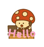きのこ鬱モード (えいご) Ver2（個別スタンプ：15）