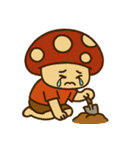 きのこ鬱モード (えいご) Ver2（個別スタンプ：33）