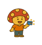 きのこ鬱モード (えいご) Ver2（個別スタンプ：34）