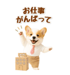 癒しコーギーの気軽な敬語スタンプ【BIG】（個別スタンプ：37）