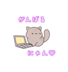 子猫の可愛いあいさつスタンプ（個別スタンプ：38）