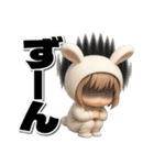 チビうさぎのギャグ満載デカ文字スタンプ（個別スタンプ：32）