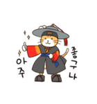 サット猫 (ANI)(KOR)（個別スタンプ：5）