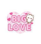 愛が詰まったデカ文字＊もこねこ（個別スタンプ：5）