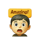 そうちゃん笑顔スタンプ 英語ミックス版（個別スタンプ：8）