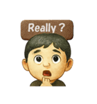 そうちゃん笑顔スタンプ 英語ミックス版（個別スタンプ：9）