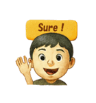 そうちゃん笑顔スタンプ 英語ミックス版（個別スタンプ：11）