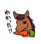 馬です.（個別スタンプ：16）