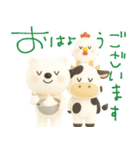 mottoのVくまさんとパンケーキ♡毎日♪（個別スタンプ：1）