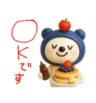 mottoのVくまさんとパンケーキ♡毎日♪（個別スタンプ：15）