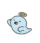七月の光輪ゴーストちゃん大集合（個別スタンプ：3）
