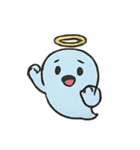 七月の光輪ゴーストちゃん大集合（個別スタンプ：4）