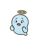 七月の光輪ゴーストちゃん大集合（個別スタンプ：5）