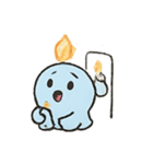 七月の光輪ゴーストちゃん大集合（個別スタンプ：13）