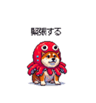タコな太っちょ柴犬（個別スタンプ：25）