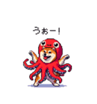 タコな太っちょ柴犬（個別スタンプ：29）