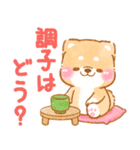 シニアの日常❤️いやしばいぬ❤️柴犬/敬語（個別スタンプ：1）