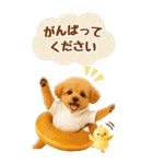 癒しプードルの気軽な敬語スタンプ【BIG】（個別スタンプ：23）