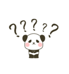 ぽってりパンダの使えるでか文字（個別スタンプ：22）