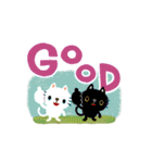 絵本みたいな*でか文字ねこねこ（個別スタンプ：5）