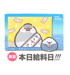 文鳥ニュース（個別スタンプ：9）