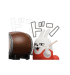 動く 3D擦れうさぎ2（個別スタンプ：20）