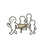 [アレンジ用]脳内会議 頭の中の白い人（個別スタンプ：6）