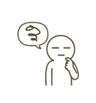 [アレンジ用]脳内会議 頭の中の白い人（個別スタンプ：16）