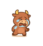 どや顔子ウシ トロ（個別スタンプ：5）