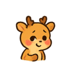 うるうる子ジカ ルル（個別スタンプ：1）