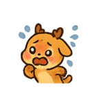 うるうる子ジカ ルル（個別スタンプ：4）