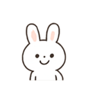 ふわふわうさぎのリアクションパレード（個別スタンプ：6）