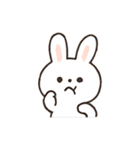 ふわふわうさぎのリアクションパレード（個別スタンプ：8）