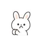 ふわふわうさぎのリアクションパレード（個別スタンプ：9）