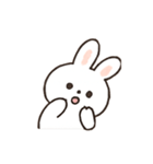 ふわふわうさぎのリアクションパレード（個別スタンプ：14）