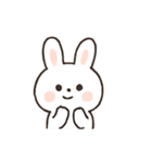 ふわふわうさぎのリアクションパレード（個別スタンプ：16）