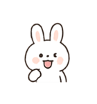 ふわふわうさぎのリアクションパレード（個別スタンプ：17）