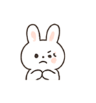 ふわふわうさぎのリアクションパレード（個別スタンプ：26）
