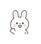 ふわふわうさぎのリアクションパレード（個別スタンプ：29）