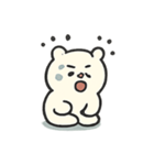 びくびくシロクマ ココ（個別スタンプ：5）