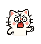 ツンデレ白ネコ ミカ（個別スタンプ：9）