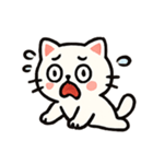 ツンデレ白ネコ ミカ（個別スタンプ：10）